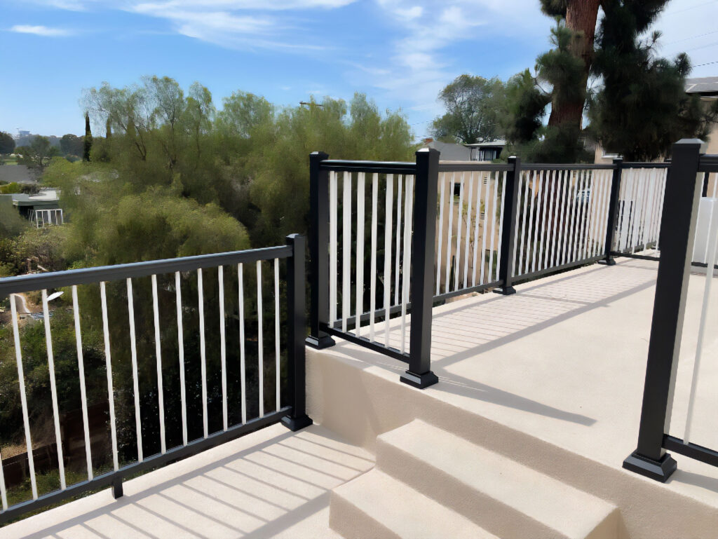 Multi Color Railing San Diego | West Coast Aluminum Railing Systems