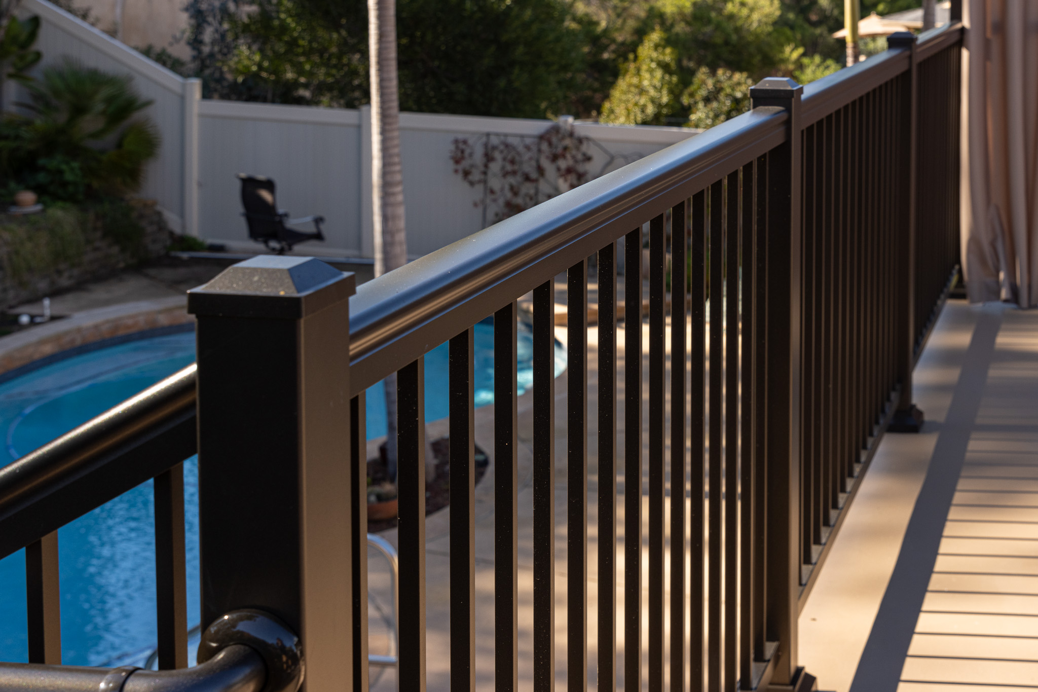 West Coast Railing Poway Baluster Railing IMG 5909 | West Coast Aluminum Railing Systems