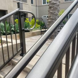 ADA metal railings