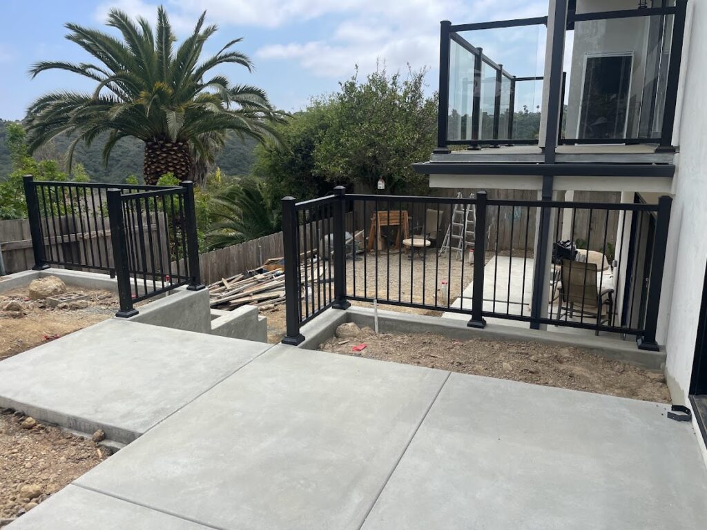 exterior stairs railings san diego | West Coast Aluminum Railing Systems