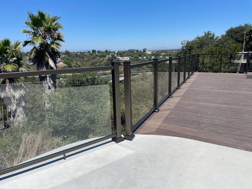 glass railing system san diego | West Coast Aluminum Railing Systems