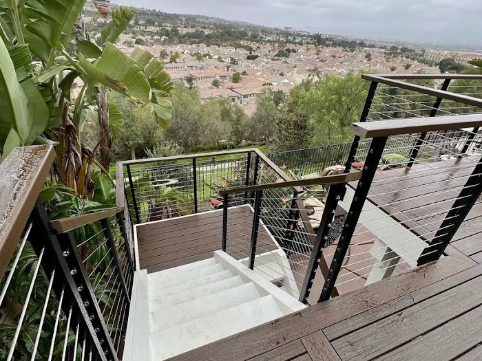 stainless steel horizontal cable san diego 1 | West Coast Aluminum Railing Systems